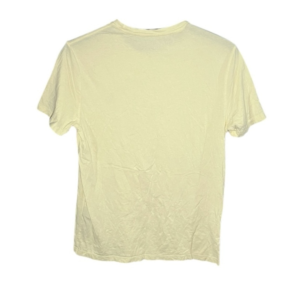 Gently Used- All Saints Yellow Slim Fit Short Sleeve Tee Size M - Picture 4 of 8